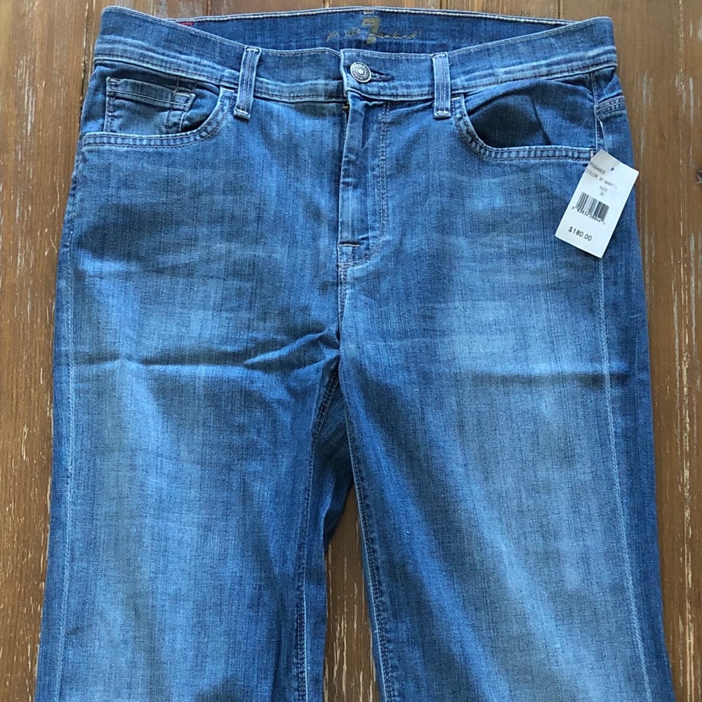 7 For All Mankind wide leg flare jeans size 29